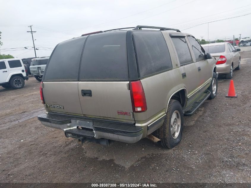 1999 GMC Yukon VIN: 1GKEK13R8XJ7 Lot: 39387308