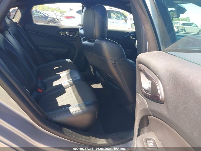 2015 CHRYSLER 200 S - 1C3CCCBB4FN724617