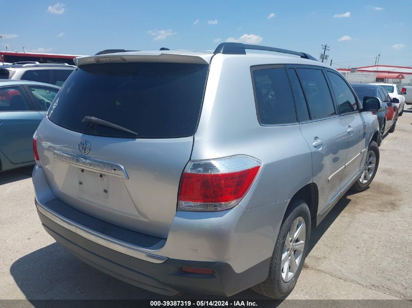 2012 Toyota Highlander Se V6 VIN: 5TDZK3EH1CS056323 Lot: 39387319