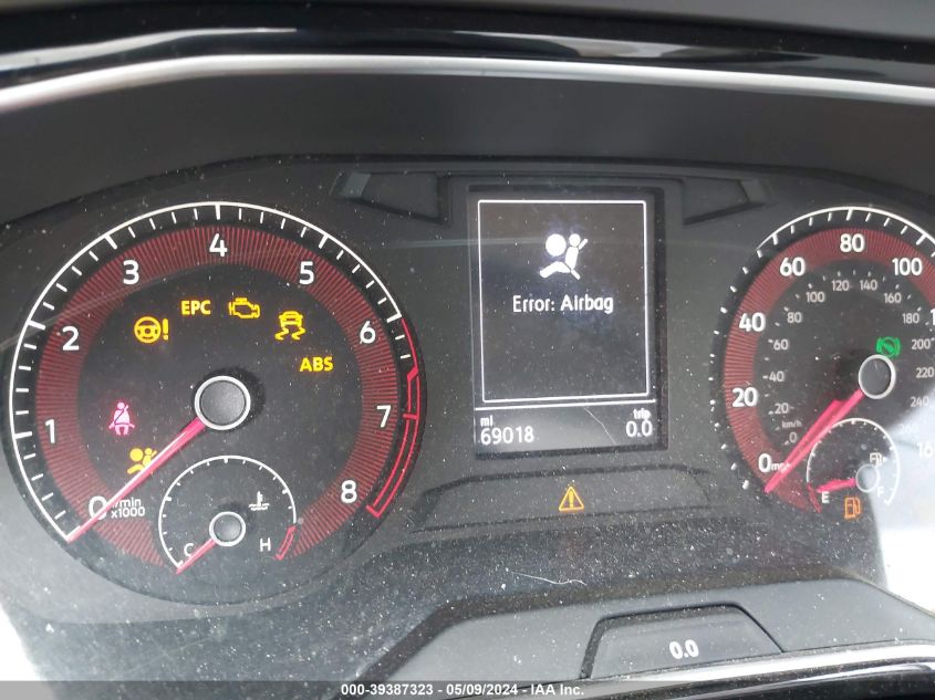 2019 Volkswagen Jetta 1.4T R-Line/1.4T S/1.4T Se VIN: 3VWC57BUXKM079147 Lot: 39387323