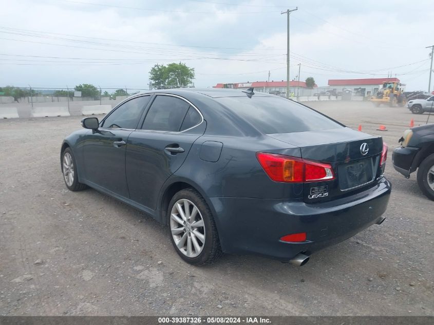 2009 Lexus Is 250 VIN: JTHCK262295035021 Lot: 39387326