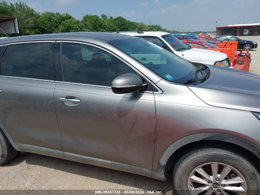 2019 KIA SORENTO 2.4L L - 5XYPG4A3XKG432439