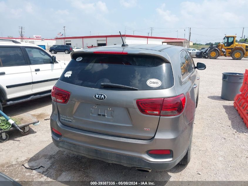 2019 KIA SORENTO 2.4L L - 5XYPG4A3XKG432439