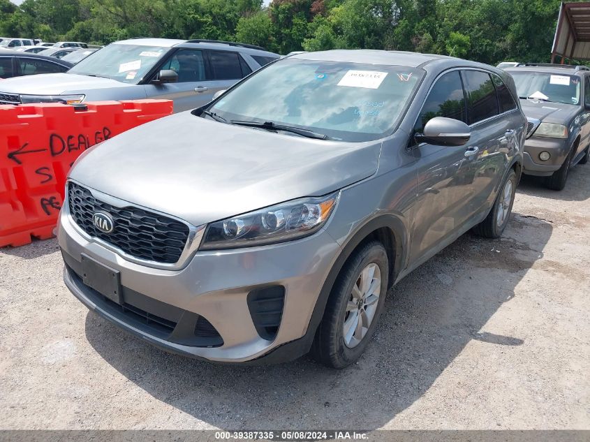 2019 Kia Sorento 2.4L L VIN: 5XYPG4A3XKG432439 Lot: 39387335