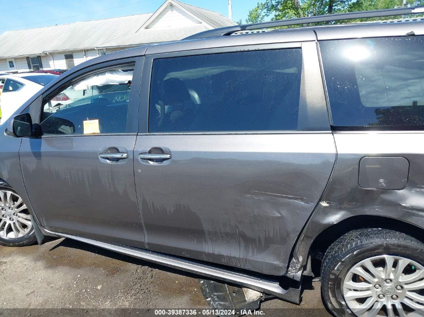 2015 Toyota Sienna Xle Premium 8 Passenger VIN: 5TDYK3DC8FS616036 Lot: 39387336