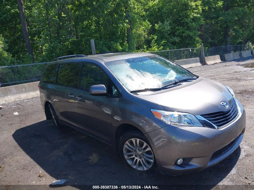 2015 Toyota Sienna Xle Premium 8 Passenger VIN: 5TDYK3DC8FS616036 Lot: 39387336