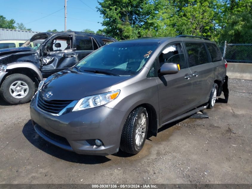 2015 Toyota Sienna Xle Premium 8 Passenger VIN: 5TDYK3DC8FS616036 Lot: 39387336