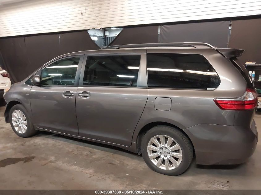 2016 Toyota Sienna Xle Premium 7 Passenger VIN: 5TDDK3DC4GS140500 Lot: 39387338