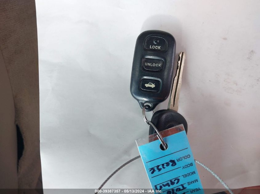 2003 Toyota Camry Le V6/Se V6/Xle V6 VIN: 4T1BF30K03U042817 Lot: 39387357