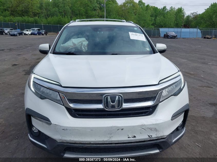 2020 Honda Pilot Awd Elite VIN: 5FNYF6H02LB053619 Lot: 39387373