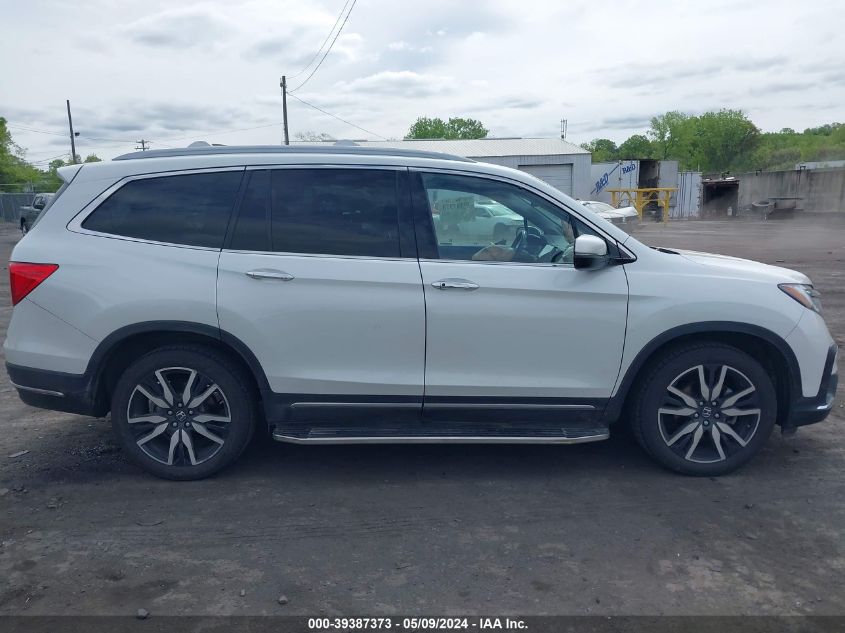 2020 Honda Pilot Awd Elite VIN: 5FNYF6H02LB053619 Lot: 39387373