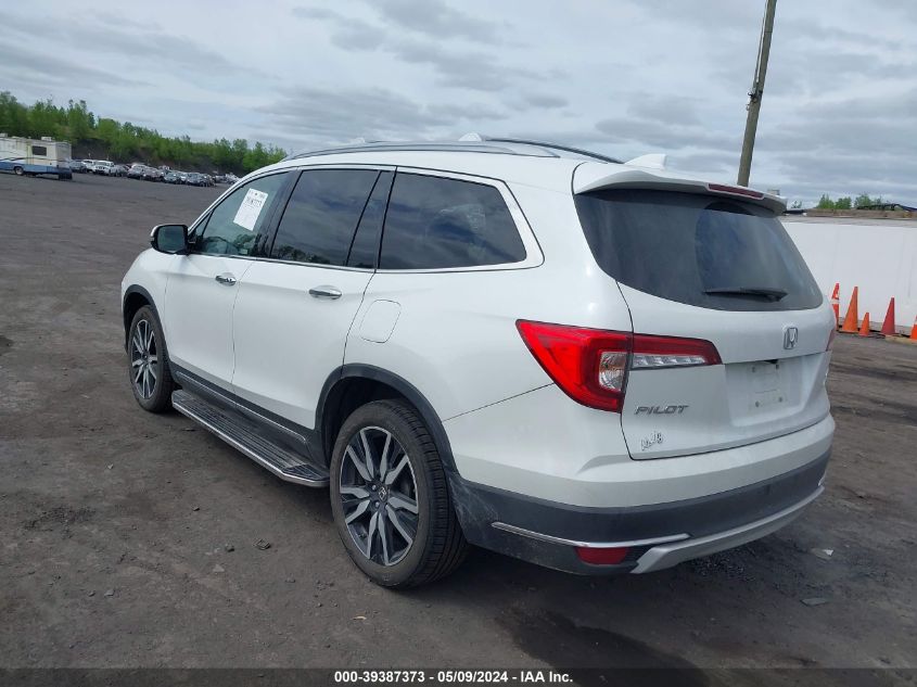 2020 Honda Pilot Awd Elite VIN: 5FNYF6H02LB053619 Lot: 39387373