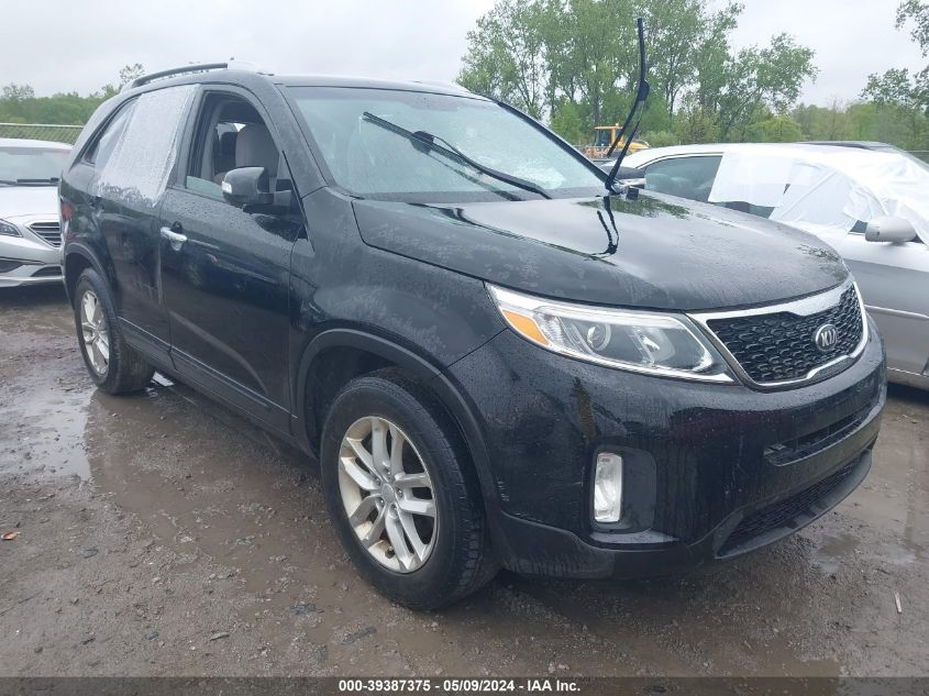 2014 Kia Sorento Lx VIN: 5XYKT4A66EG480461 Lot: 39387375