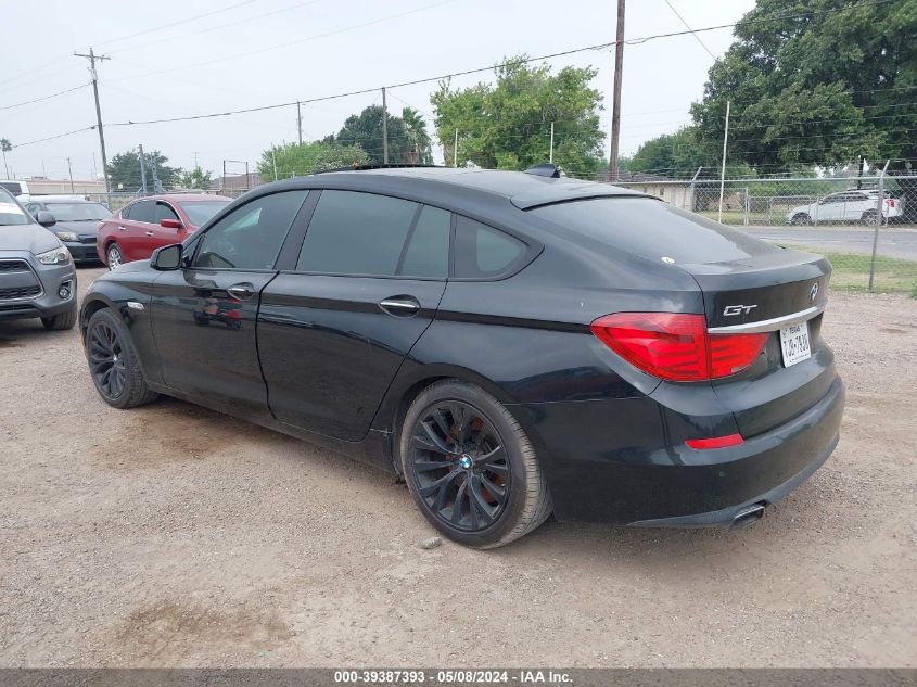 2011 BMW 550I Gran Turismo VIN: WBASN4C59BC209955 Lot: 39387393