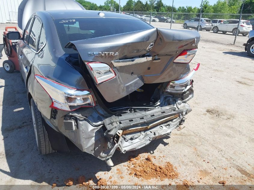 2016 Nissan Sentra Sv VIN: 3N1AB7AP7GY262278 Lot: 39387399