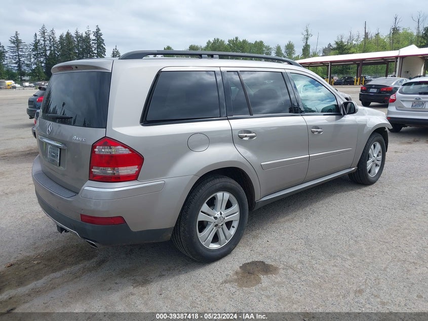 2008 Mercedes-Benz Gl 450 4Matic VIN: 4JGBF71E88A411089 Lot: 39387418