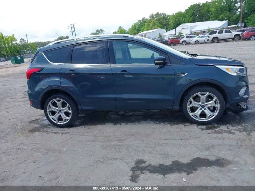 2019 Ford Escape Titanium VIN: 1FMCU9J94KUC47046 Lot: 39387419