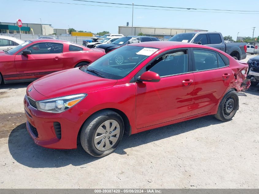 2020 Kia Rio S VIN: 3KPA24AD2LE361877 Lot: 39387420