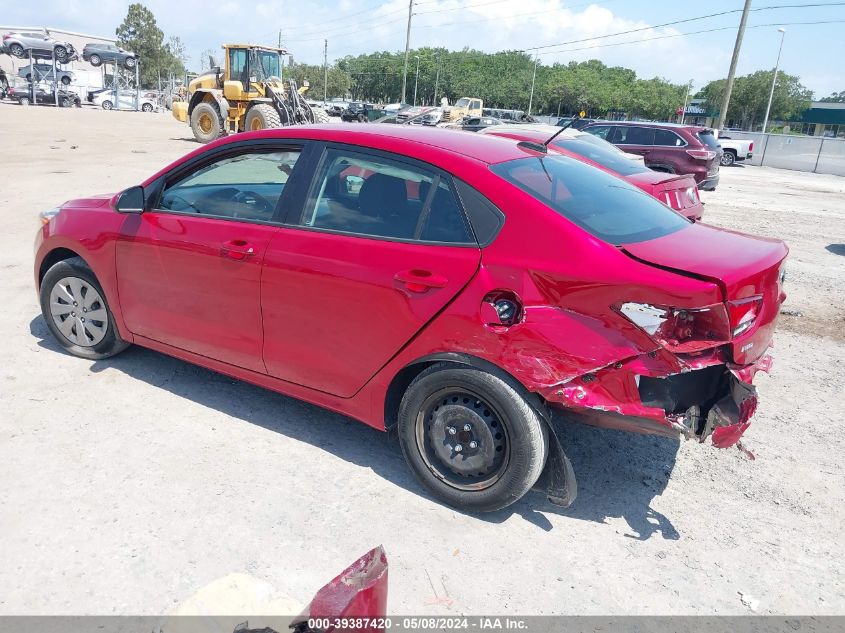 2020 Kia Rio S VIN: 3KPA24AD2LE361877 Lot: 39387420