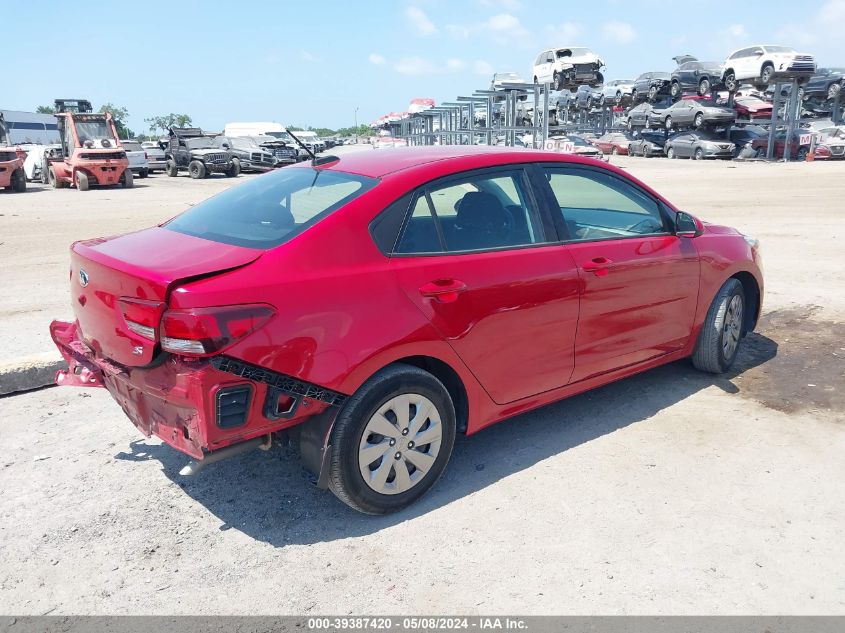 2020 Kia Rio S VIN: 3KPA24AD2LE361877 Lot: 39387420