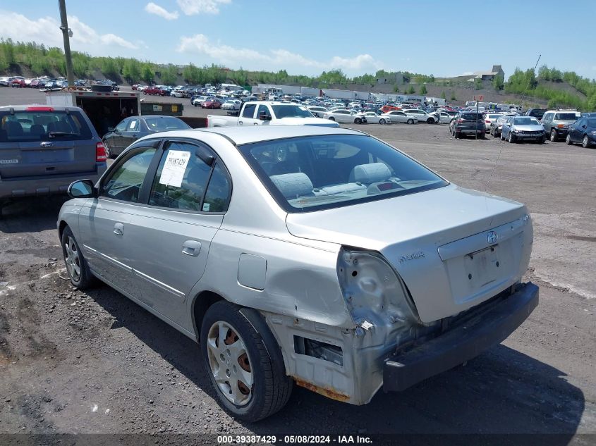 2006 Hyundai Elantra Gls/Limited VIN: KMHDN46D86U297665 Lot: 39387429