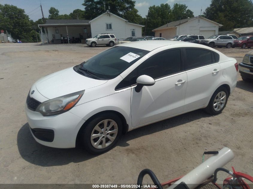 2014 Kia Rio Lx VIN: KNADM4A33E6404756 Lot: 39387449