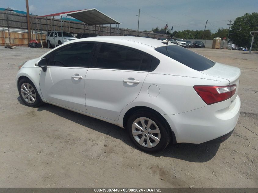 2014 Kia Rio Lx VIN: KNADM4A33E6404756 Lot: 39387449