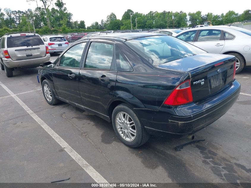 2007 Ford Focus S/Se/Ses VIN: 1FAHP34N07W262507 Lot: 39387456