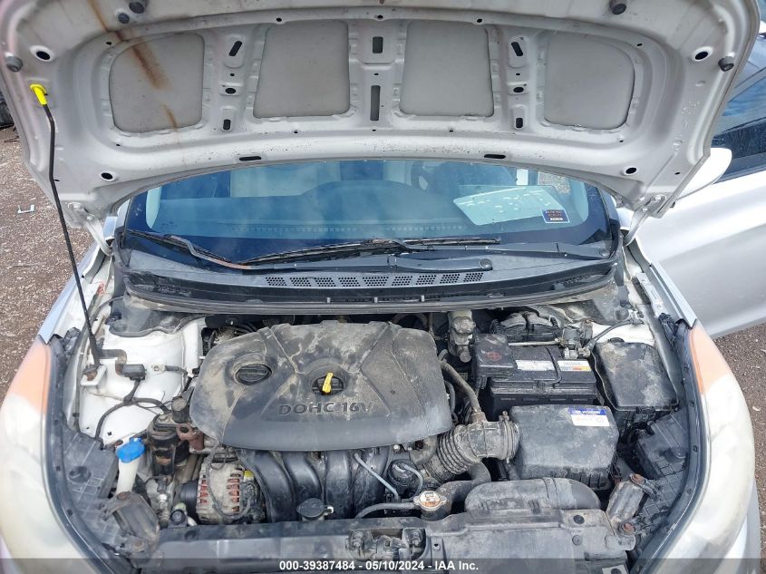 2012 Hyundai Elantra Gls (Ulsan Plant) VIN: KMHDH4AE5CU401953 Lot: 39387484