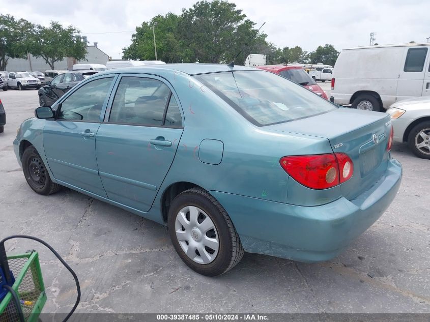 2005 Toyota Corolla Ce VIN: 2T1BR32EX5C424680 Lot: 39387485