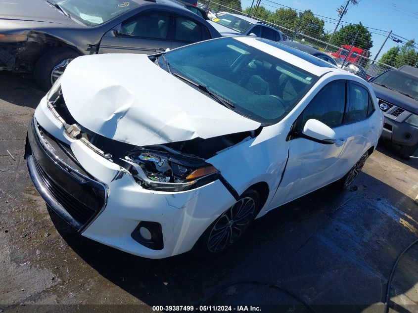 2014 Toyota Corolla S Plus VIN: 2T1BURHE2EC086023 Lot: 39387499