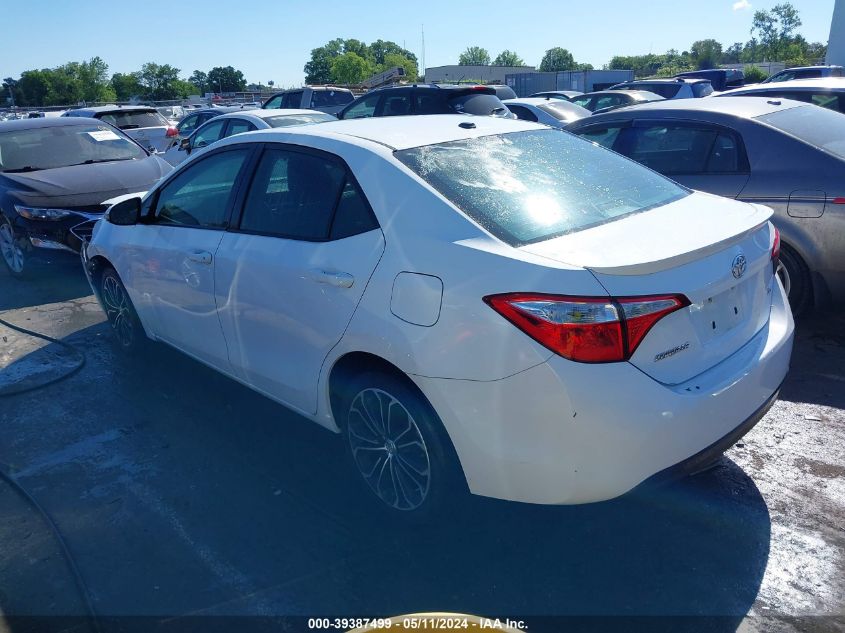 2014 Toyota Corolla S Plus VIN: 2T1BURHE2EC086023 Lot: 39387499