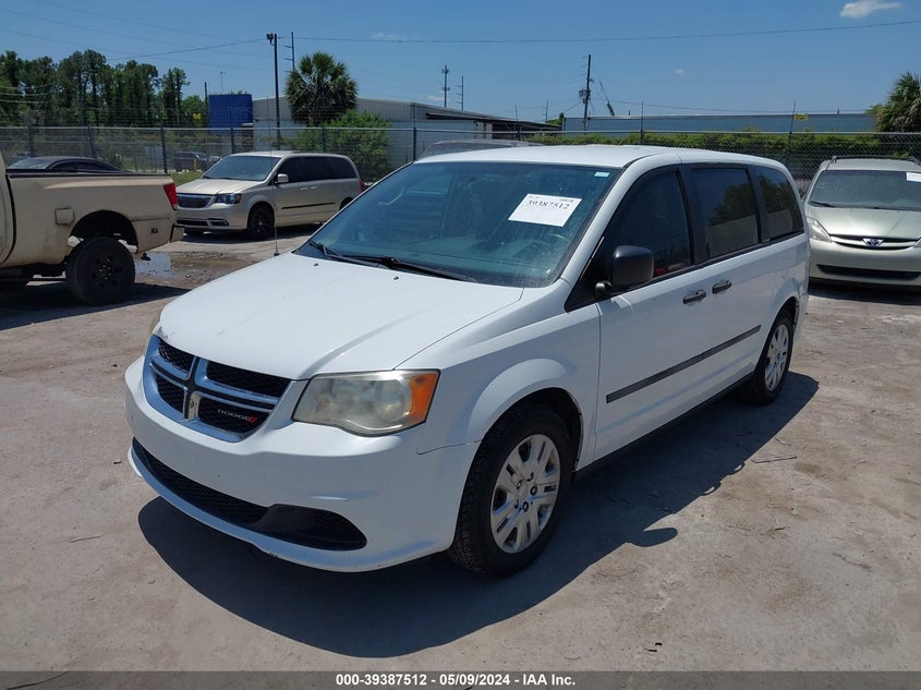 2014 DODGE GRAND CARAVAN SE - 2C4RDGBG3ER378387