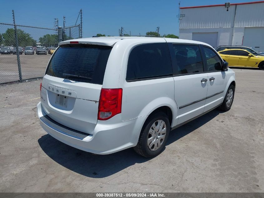 2014 DODGE GRAND CARAVAN SE - 2C4RDGBG3ER378387