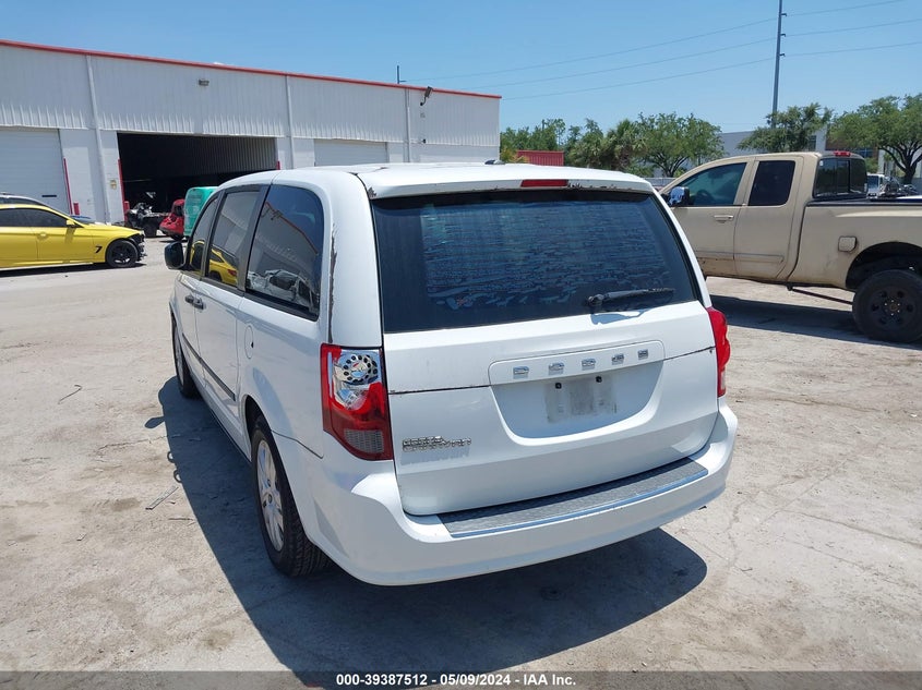 2014 DODGE GRAND CARAVAN SE - 2C4RDGBG3ER378387