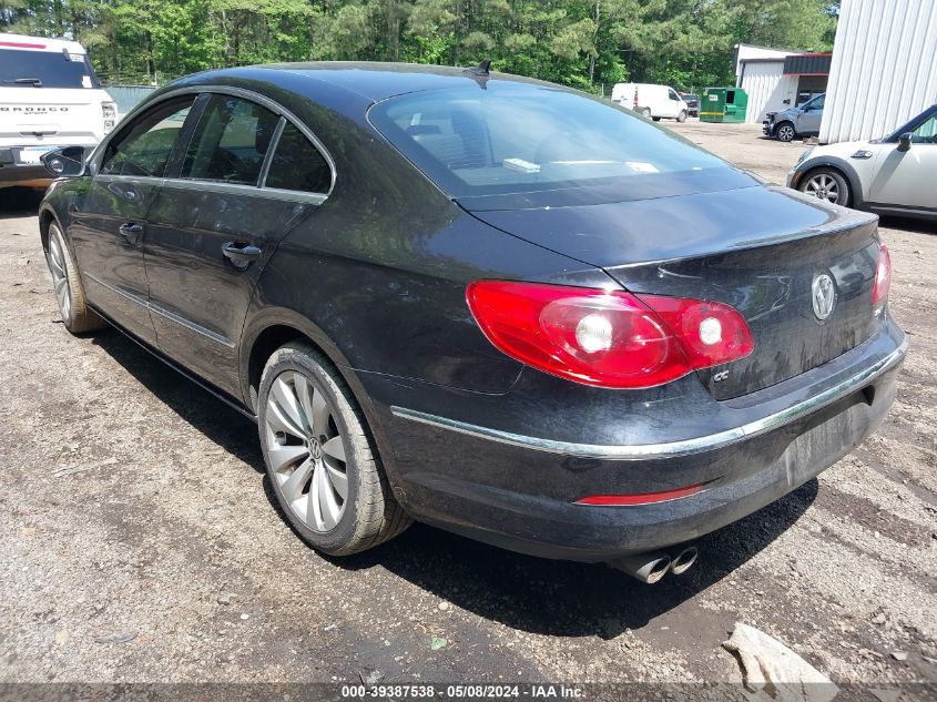 2011 Volkswagen Cc Sport VIN: WVWMN7AN4BE707873 Lot: 39387538