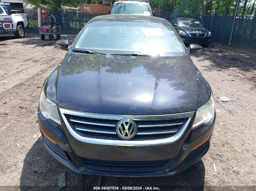 2011 Volkswagen Cc Sport VIN: WVWMN7AN4BE707873 Lot: 39387538