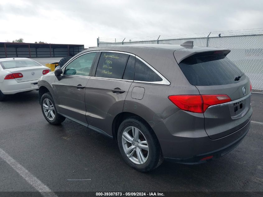 2013 Acura Rdx VIN: 5J8TB4H38DL012710 Lot: 39387573