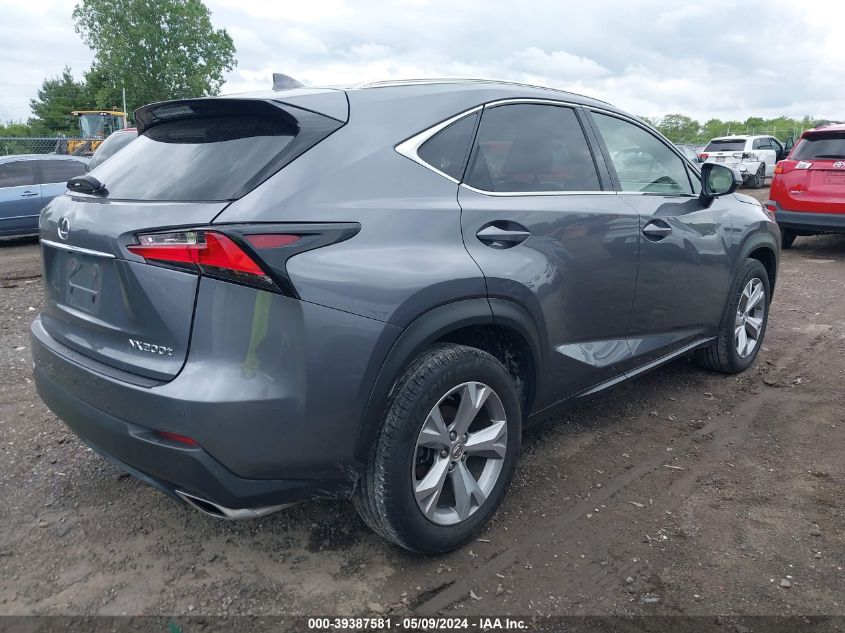 2015 Lexus Nx 200T VIN: JTJBARBZ2F2014563 Lot: 39387581