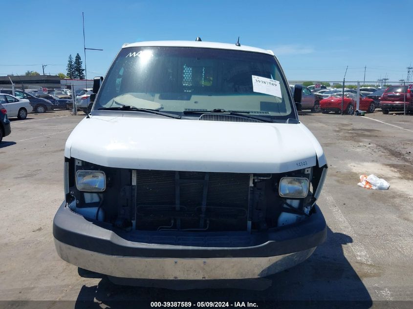 2014 Chevrolet Express 2500 Work Van VIN: 1GCWGFCA6E1159829 Lot: 39387589