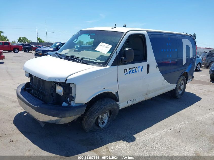 2014 Chevrolet Express 2500 Work Van VIN: 1GCWGFCA6E1159829 Lot: 39387589