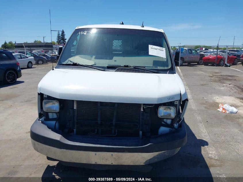 2014 Chevrolet Express 2500 Work Van VIN: 1GCWGFCA6E1159829 Lot: 39387589