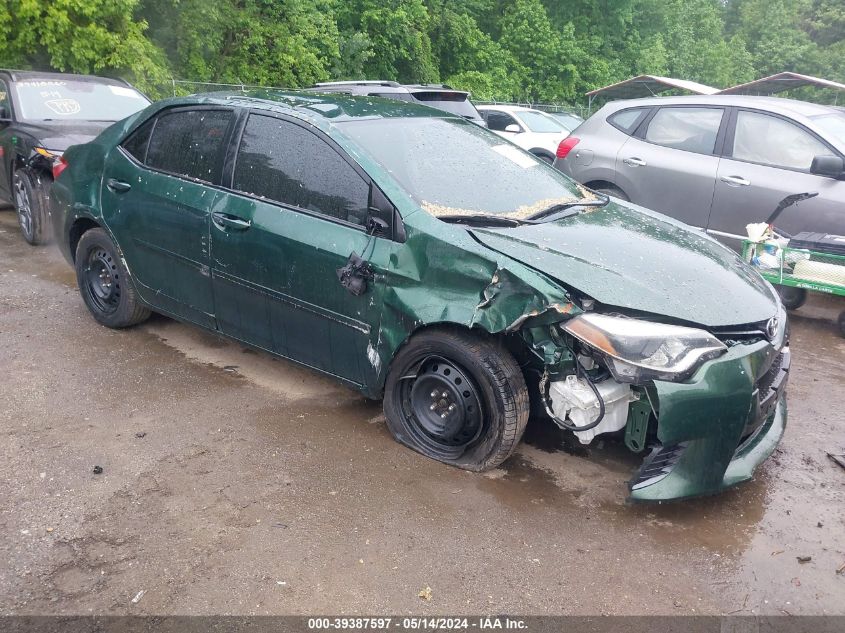 2015 Toyota Corolla Le VIN: 2T1BURHE7FC473958 Lot: 39387597