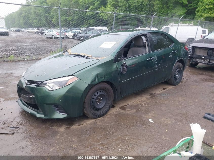 2015 TOYOTA COROLLA LE - 2T1BURHE7FC473958