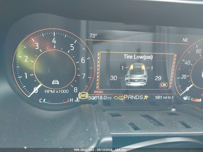 2018 Ford Mustang Ecoboost VIN: 1FA6P8TH1J5161747 Lot: 39387603