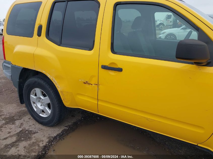 2007 Nissan Xterra S VIN: 5N1AN08W67C514261 Lot: 39387605