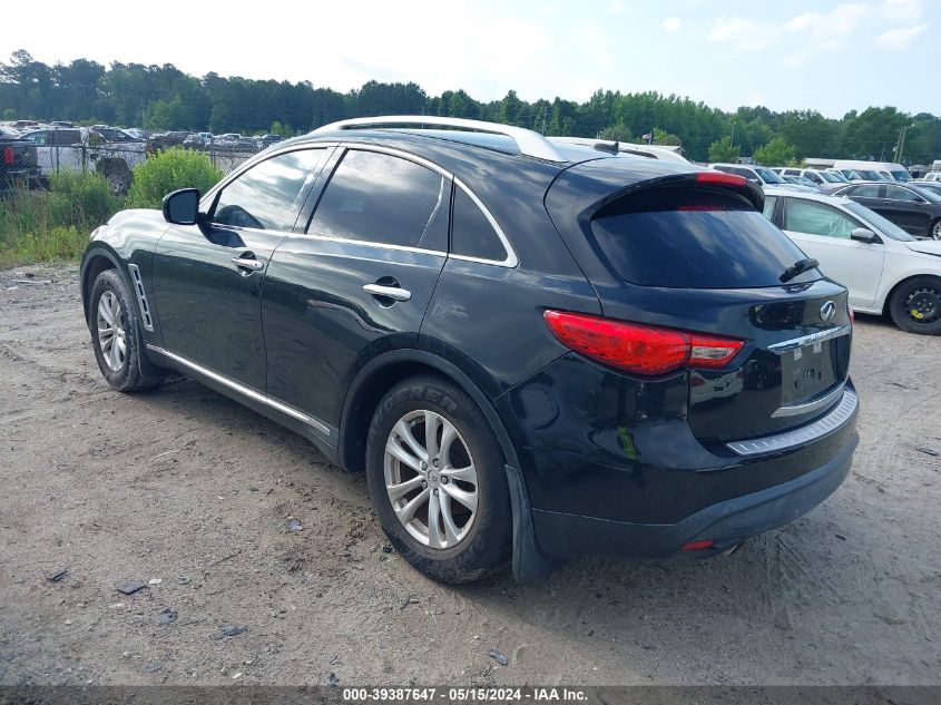 2013 Infiniti Fx37 VIN: JN8CS1MU9DM141792 Lot: 39387647