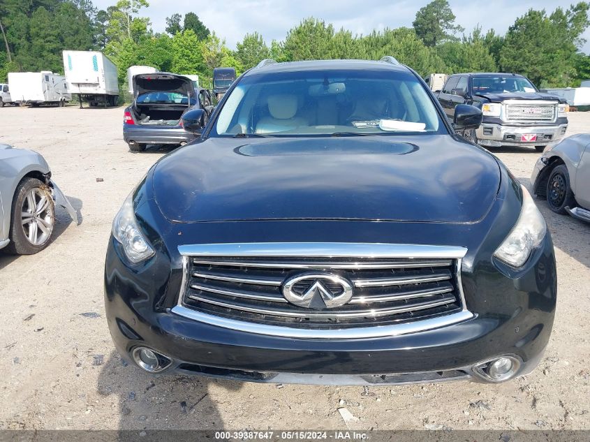 2013 Infiniti Fx37 VIN: JN8CS1MU9DM141792 Lot: 39387647