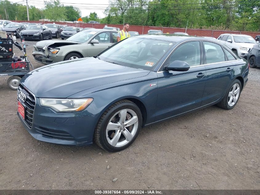 2012 Audi A6 3.0 Premium VIN: WAUGGAFC1CN165609 Lot: 39387654