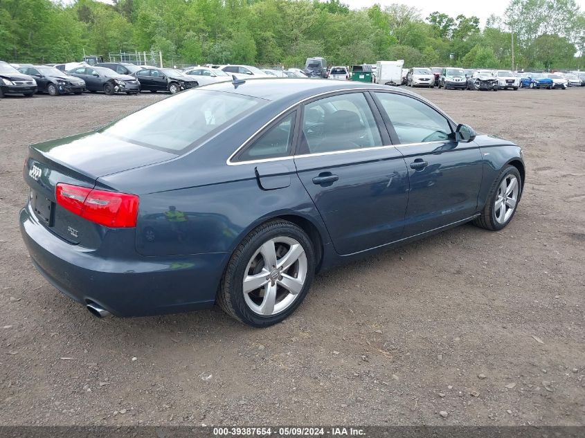 2012 Audi A6 3.0 Premium VIN: WAUGGAFC1CN165609 Lot: 39387654